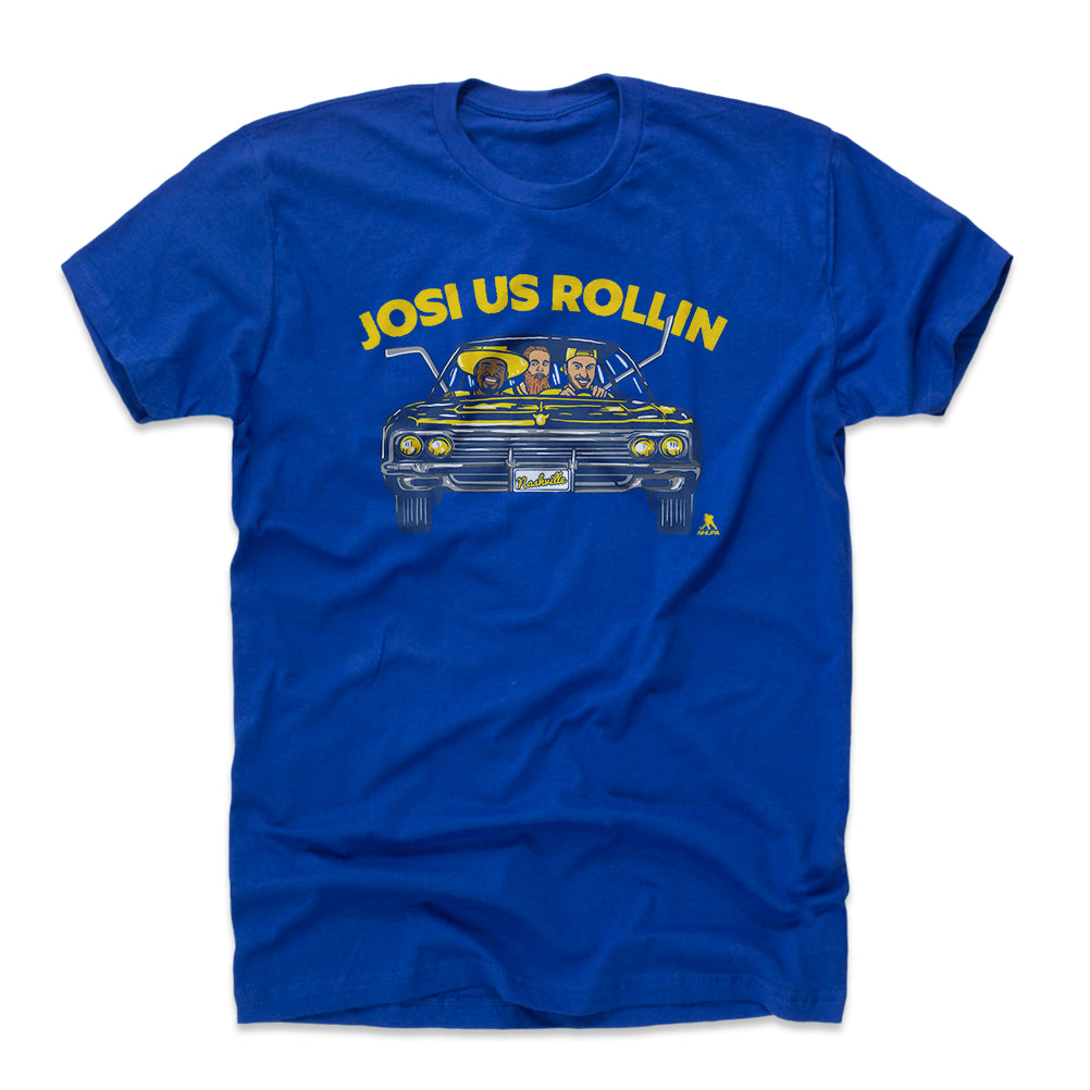 Roman Josi Rollin B WHT Men's Long Sleeve T-Shirt